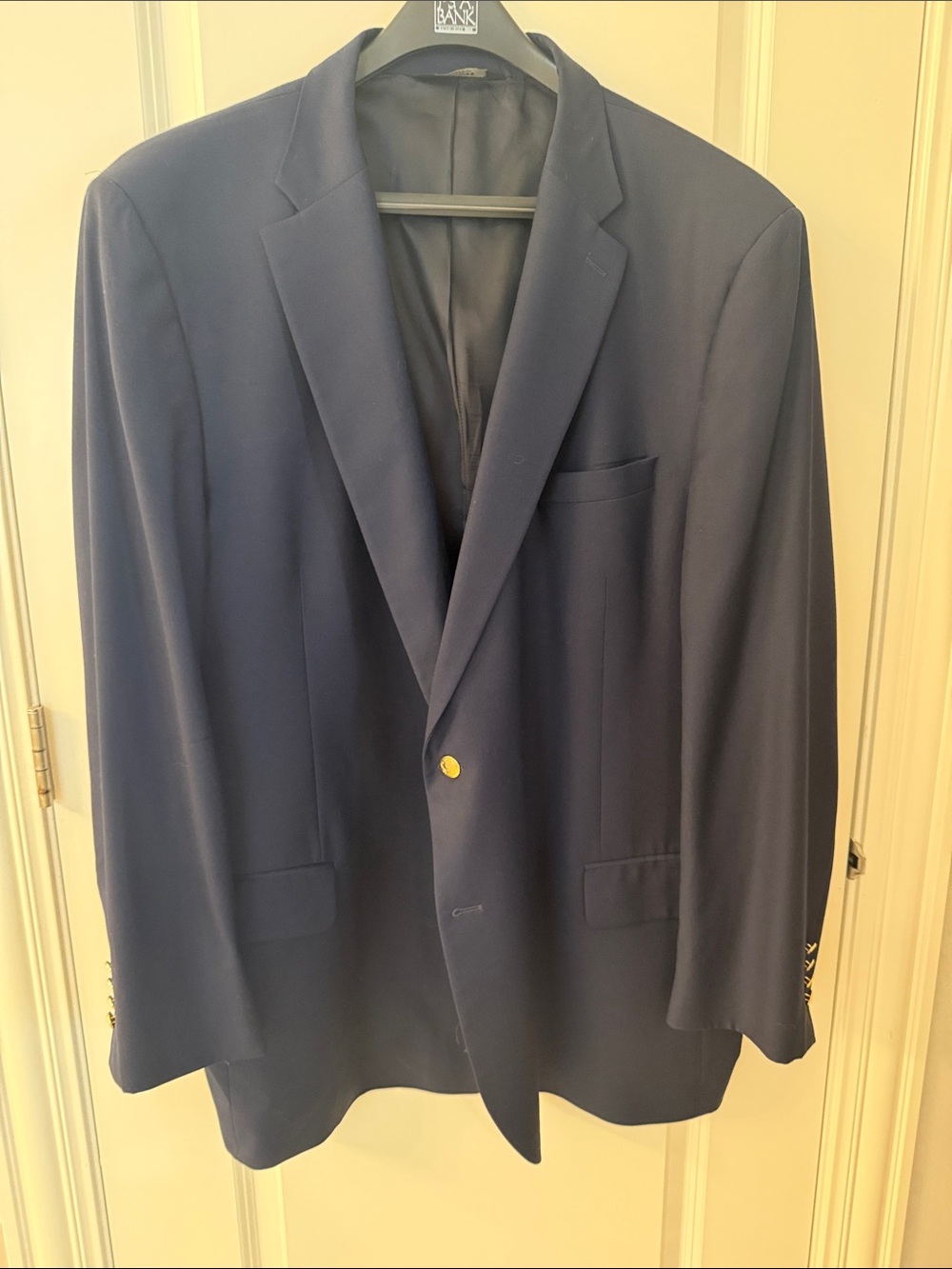 Jos. A. Bank Navy Single-Breasted Sport Coat
